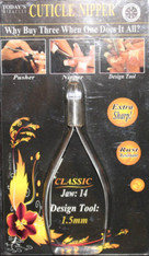 Today's Miracles Classic Cuticle Nipper (3 in 1) - Jaw 14
