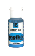 Meiko Airbrush Color - Luminous Blue (Luminous) 1oz.