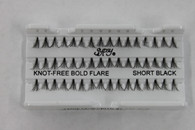 Gypsy Exotic Glamour Lashes (100 pc Tray) - Individual Knot Free Bold Flare Short Black
