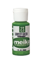 Meiko Air Brush Color - Grassy Green (Transparent) 1oz.