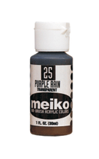 Meiko Air Brush Color - Purple Rain (Transparent) 1oz.