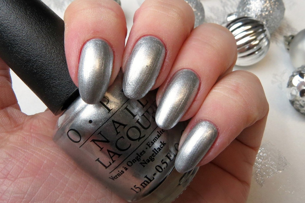 opi silver nail polish