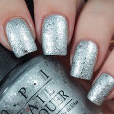 opi silver glitter nail polish