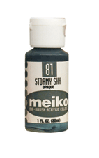 Meiko Air Brush Color - Stormy Sky (Opaque) 1oz.