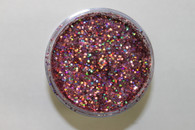 Starlight Nail Art Glitter - 82 Pink Hexagon Small (2 oz.)