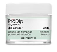 Super Nail Pro Dip Powder - White 8 oz. (Acrylic Dipping System)
