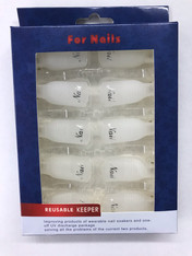 Nail Soak Clips - Gel Removal White