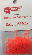 Starlight Nail Art - Dark Neon Orange Butterflies