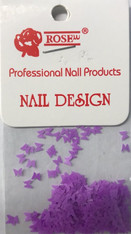 Starlight Nail Art - Purple Butterflies