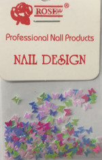 Starlight Nail Art - Rainbow Butterflies (foil)