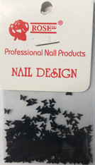 Starlight Nail Art - Black Butterflies