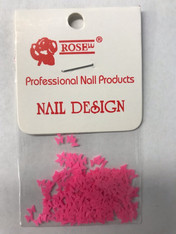 Starlight Nail Art - Neon Pink Butterflies