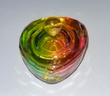 STL Crystal Jar (Small) - Heart Rainbow
