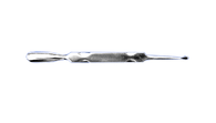Deluxe #46B Cuticle Pusher w/scoop and round handle