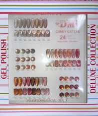 DM Gel Polish (Jelly & Cateye) Set - Candy Cat Eye (24 colors)