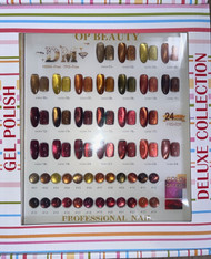 DM Gel Polish (Jelly & Cateye) Set - Gold Cat Eye (24 colors)