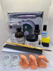 STL Kit #4 - Acrylic Set (Monomer, Powder, Primer, Brush, Prep, etc.)