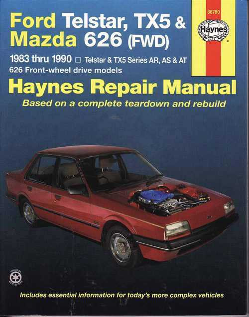 1992 Ford telstar workshop manual #6