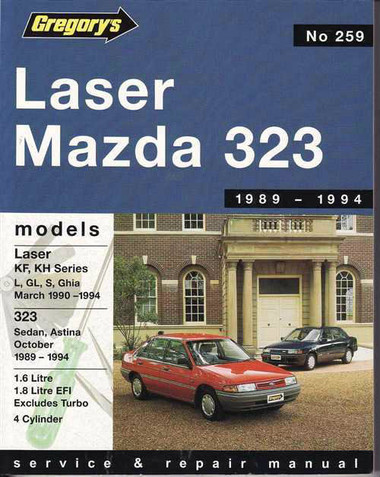 1993 Ford laser workshop manual #5