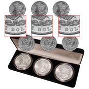 1921 Morgan Silver Dollar Mint Mark Set