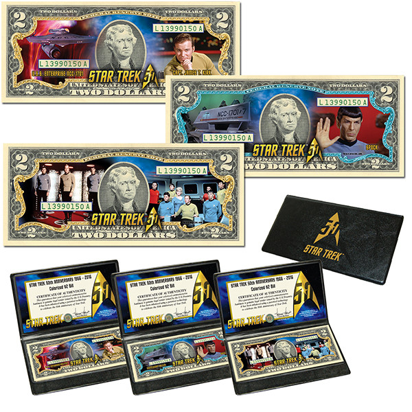 Star Trek 50th Anniversary 2 Bill Collection Star Trek 50th Anniversary 2 Bill Collection