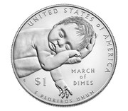March of Dimes Silver Dollar