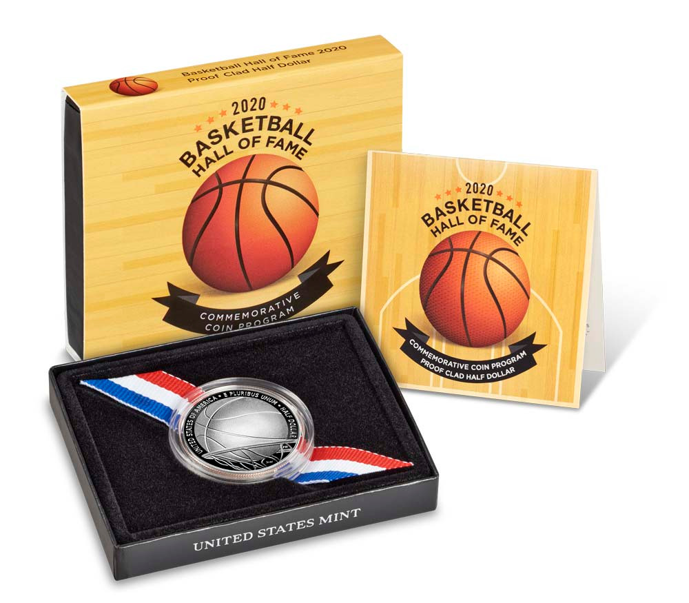 2020-S Basketball Hall of Fame Uncirculated Half Dollar PR70 - American  Historic Society