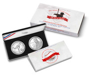 2022 Negro Leagues Baseball  Proof Silver Dollar Coin and Jackie Robinson Silver Medal Set