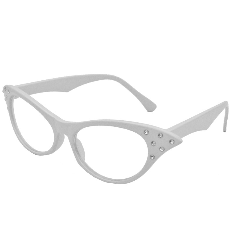 White Cat Eye Glasses White Cat Eye Glasses Bulk 