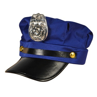 Police Hat Wholesale | with Badge Blue 12 PACK