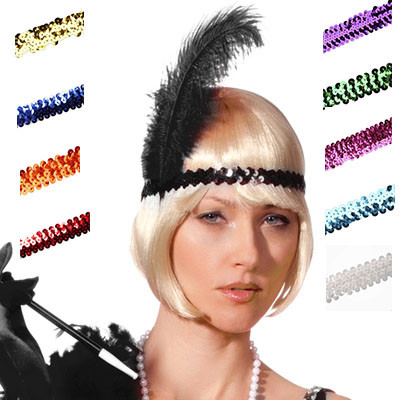 flapper hair accessories