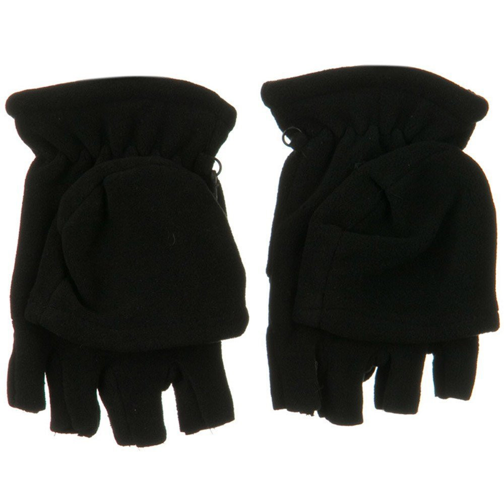 fleece fingerless gloves