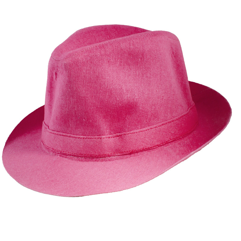 fedora hat pink