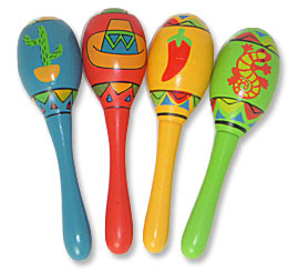 mini maracas bulk cinco