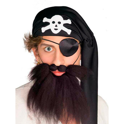 Pirate Beard Black Dozen 9063 - Private Island Party