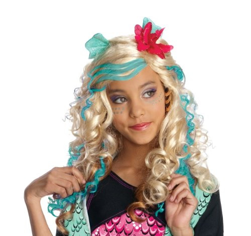 blue childrens wig