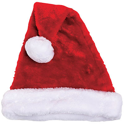 plush santa hats bulk