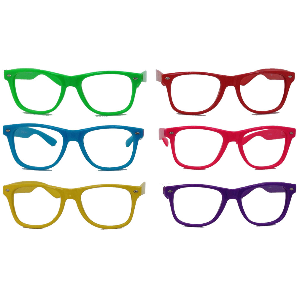 Lensless Party Glasses Dozen Multicolor 7145A