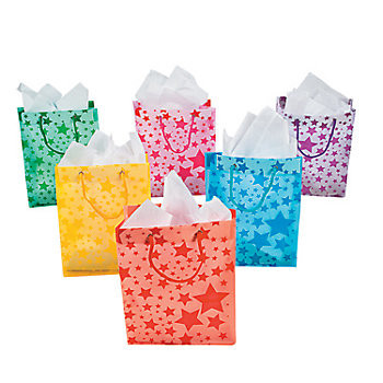 Frosted Gift Bags Bulk | Cheap Frosted 