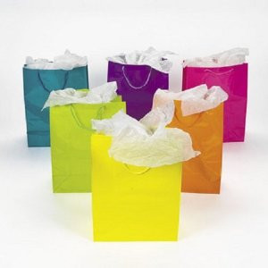 Neon Gift Bags Wholesale Cheap Small Gift Bags