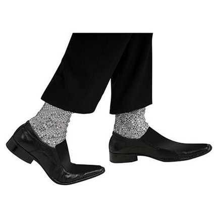 Silver Glitter Halloween Wholesalers Mens Suspenders 6 Pack