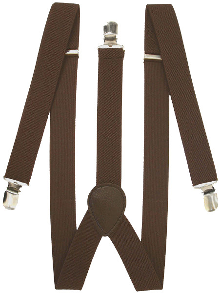 6 Pack Halloween Wholesalers Mens Suspenders Black