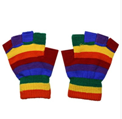 Rainbow Gloves Wholesale | Rainbow Gloves Bulk | Privateislandparty.com