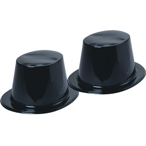 white plastic top hat