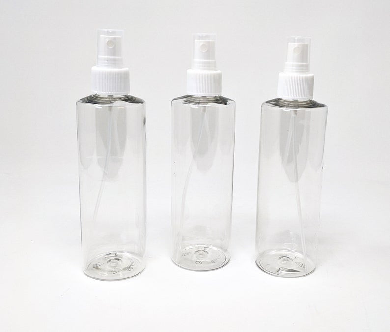 16 oz clear plastic spray bottles