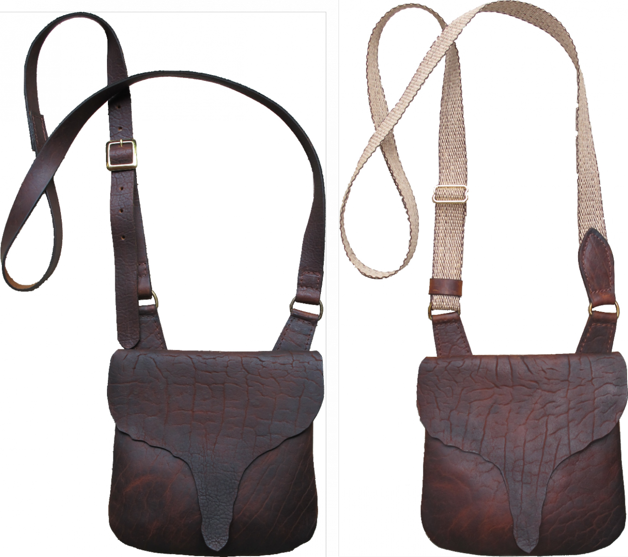 Traditional leather possibles bag