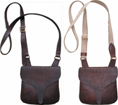 LHP-102 Longhunter Possibles Bag . Available with leather or woven strap