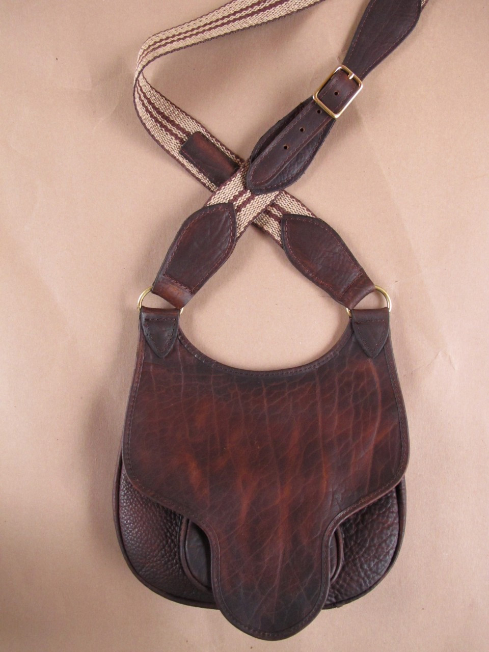 woodland leather sling bag