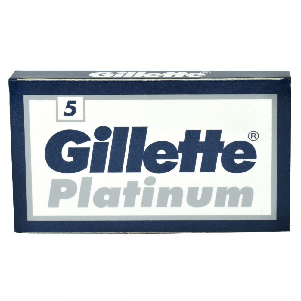 Gillette Platinum Stainless DE Razor Blades