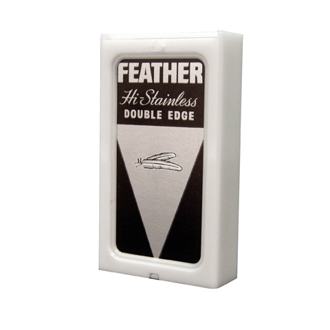 30 FEATHER Hi-Stainless Platinum Double Edge Safety Razor Blades - 3 Packs  of 10